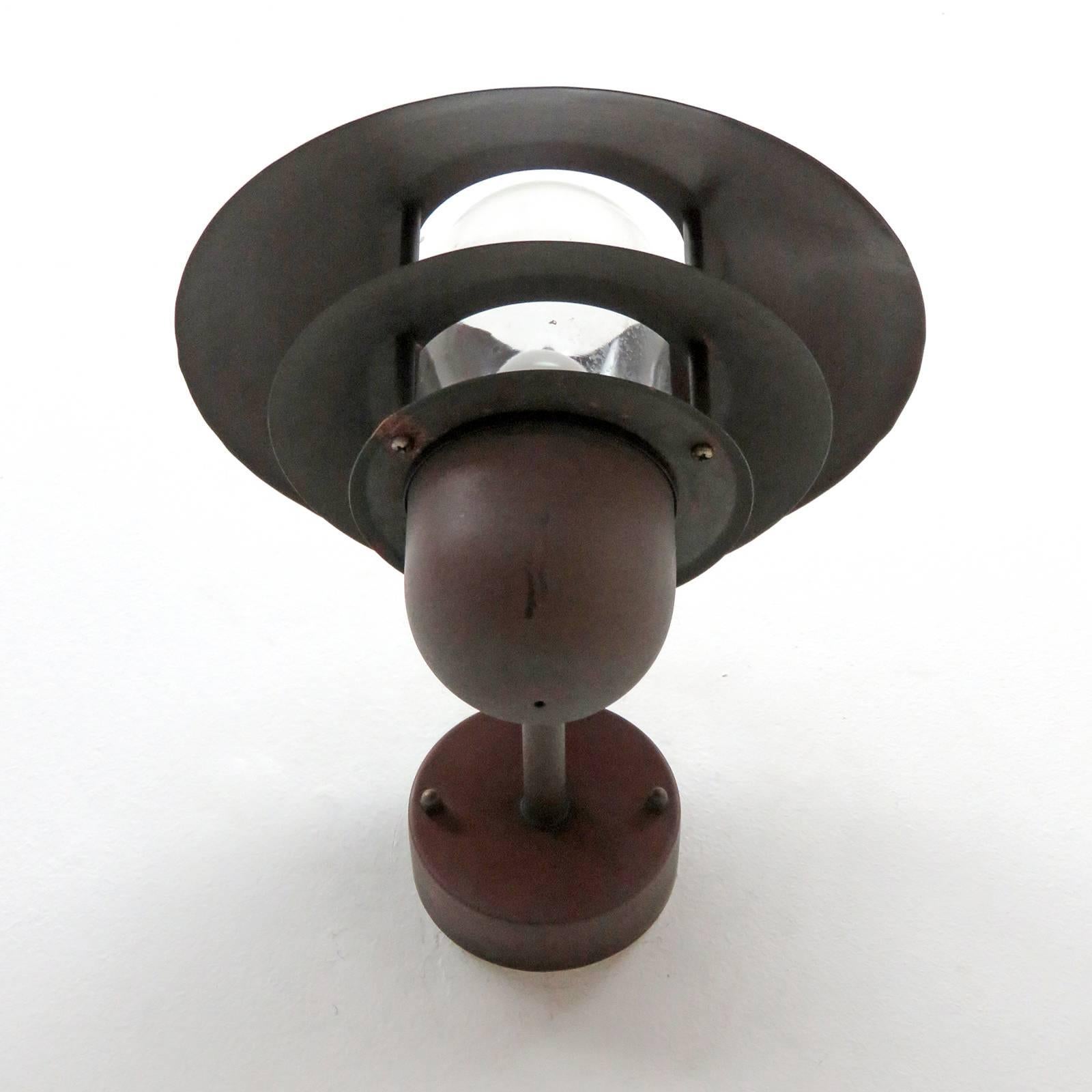 Mid-20th Century Pair of Danish Outdoor Wall Lights by Nordlux
