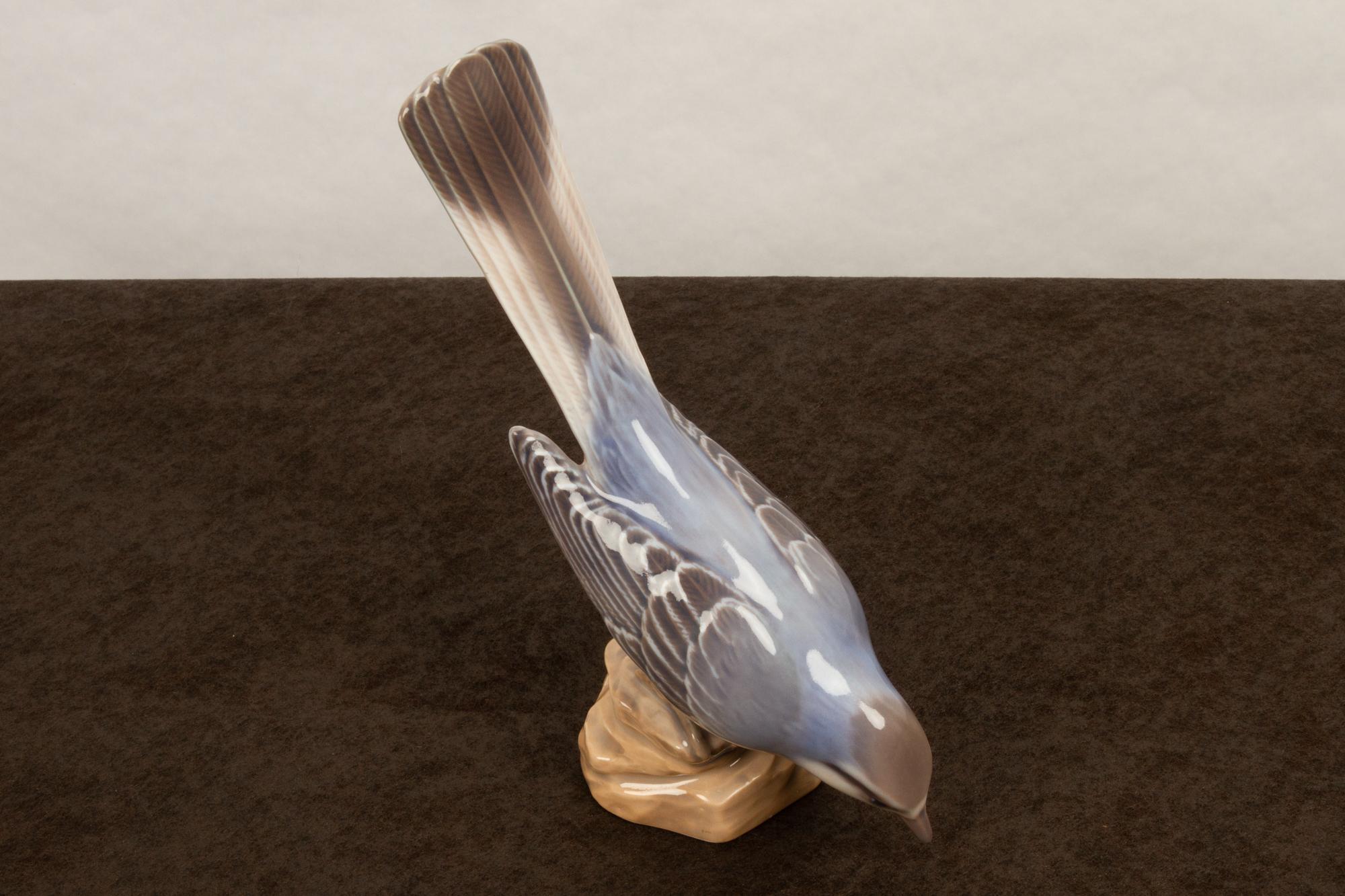 Pair of Danish Porcelain Birds by Dahl Jensen, 1930s 2