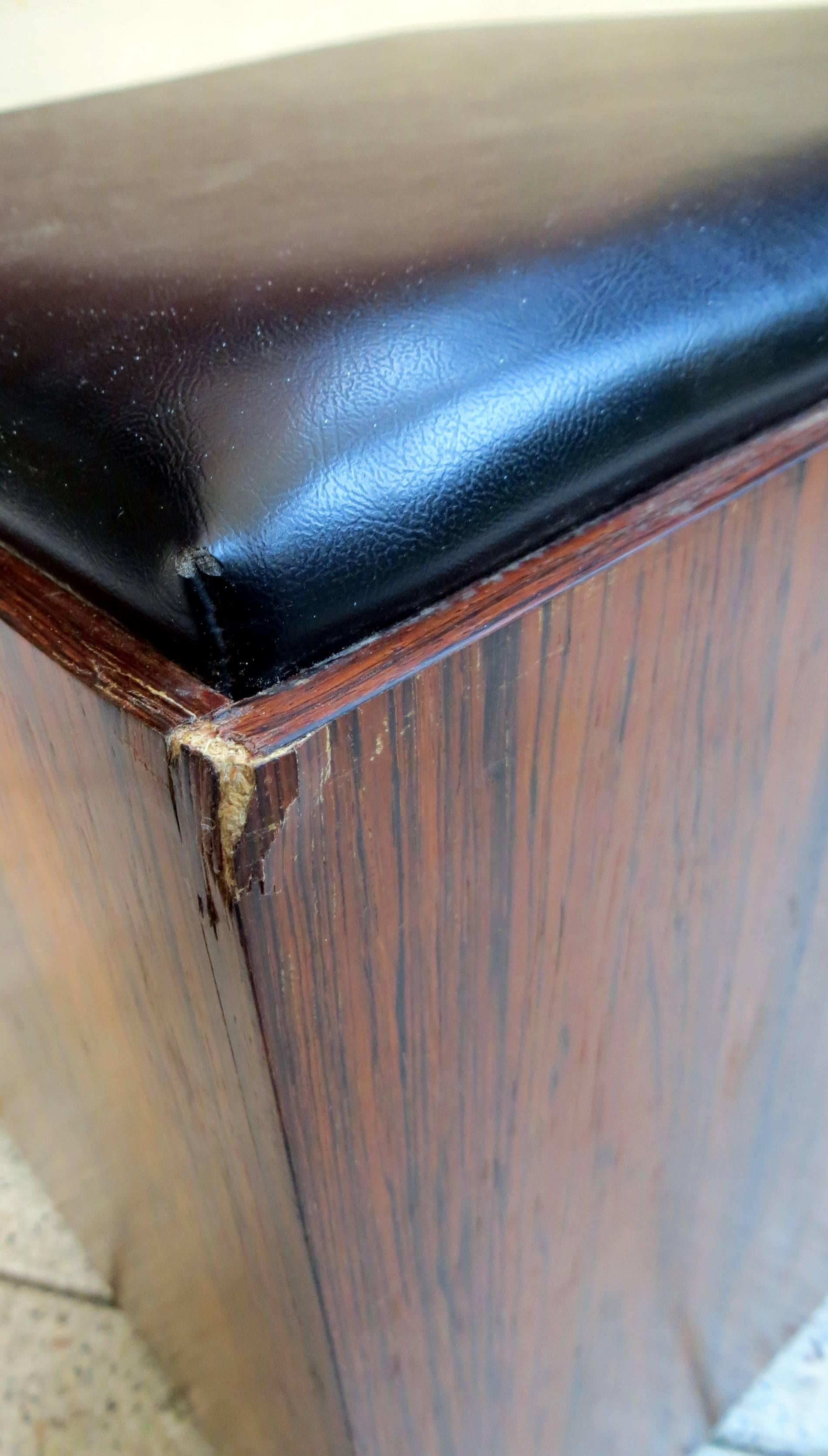 Pair of Danish Rio Rosewood Rollable Cubes Stools or Side Tables, 1960s For Sale 5