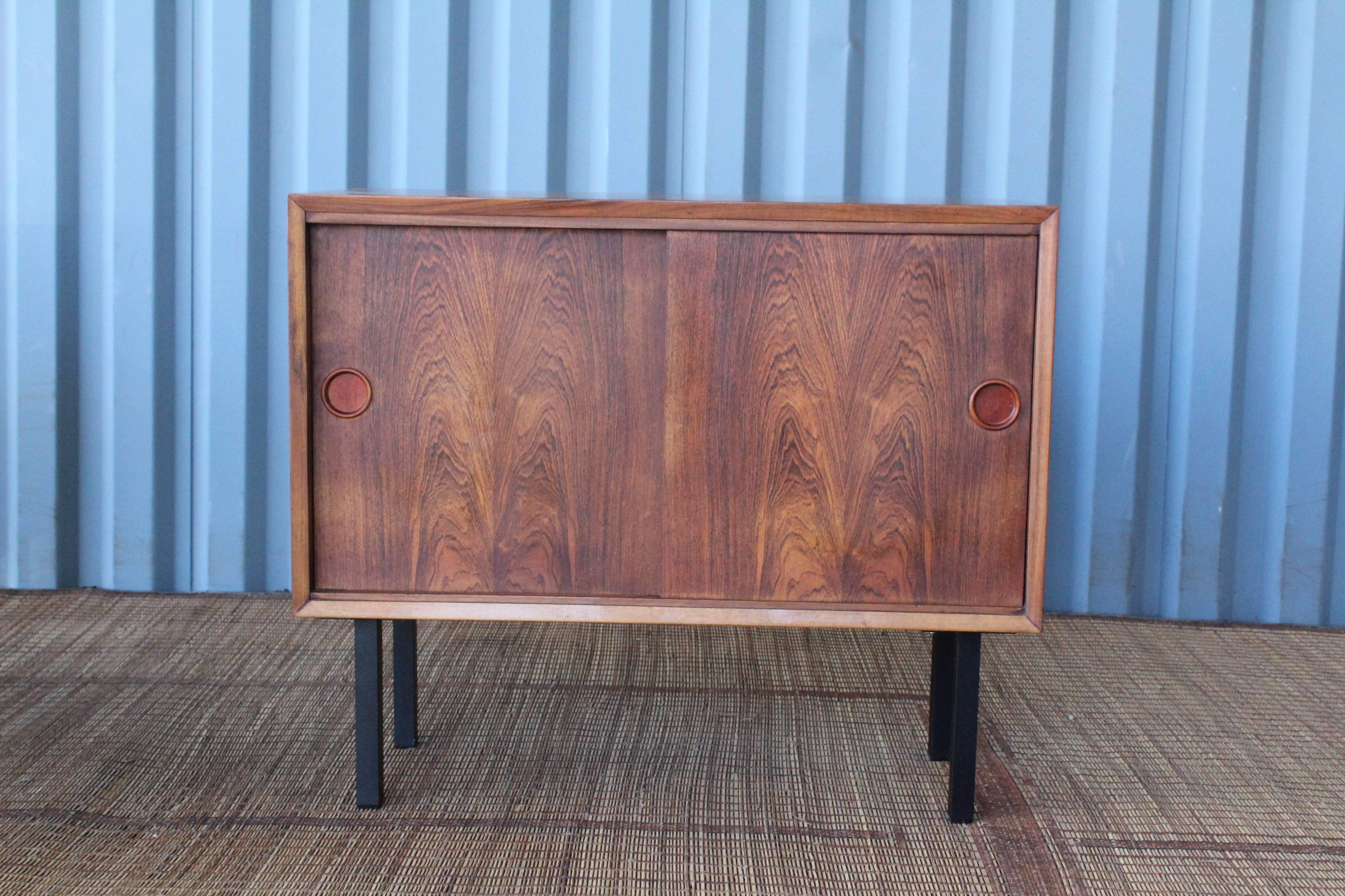 Pair of Danish Rosewood Cabinets 2