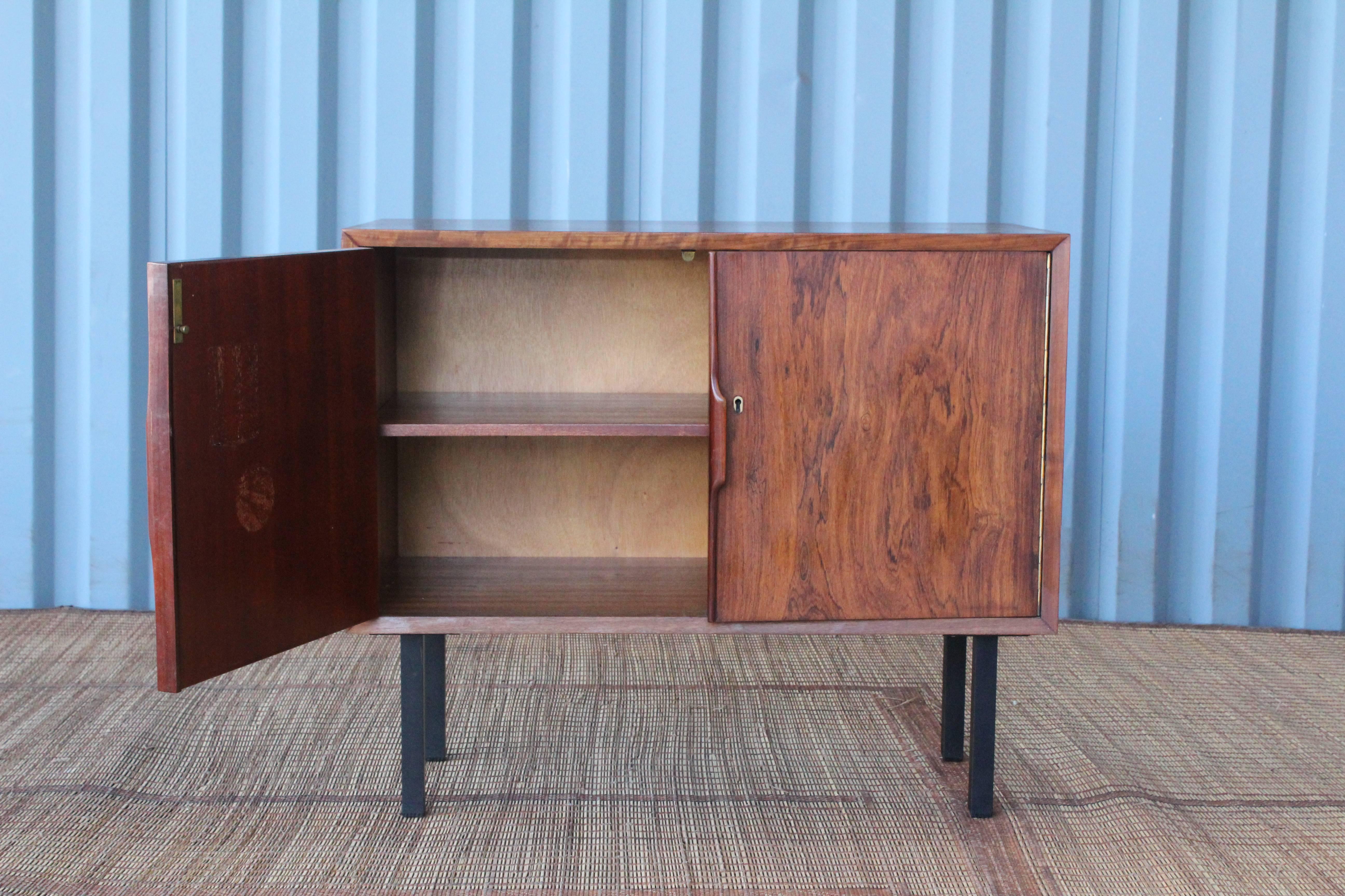 Pair of Danish Rosewood Cabinets 4