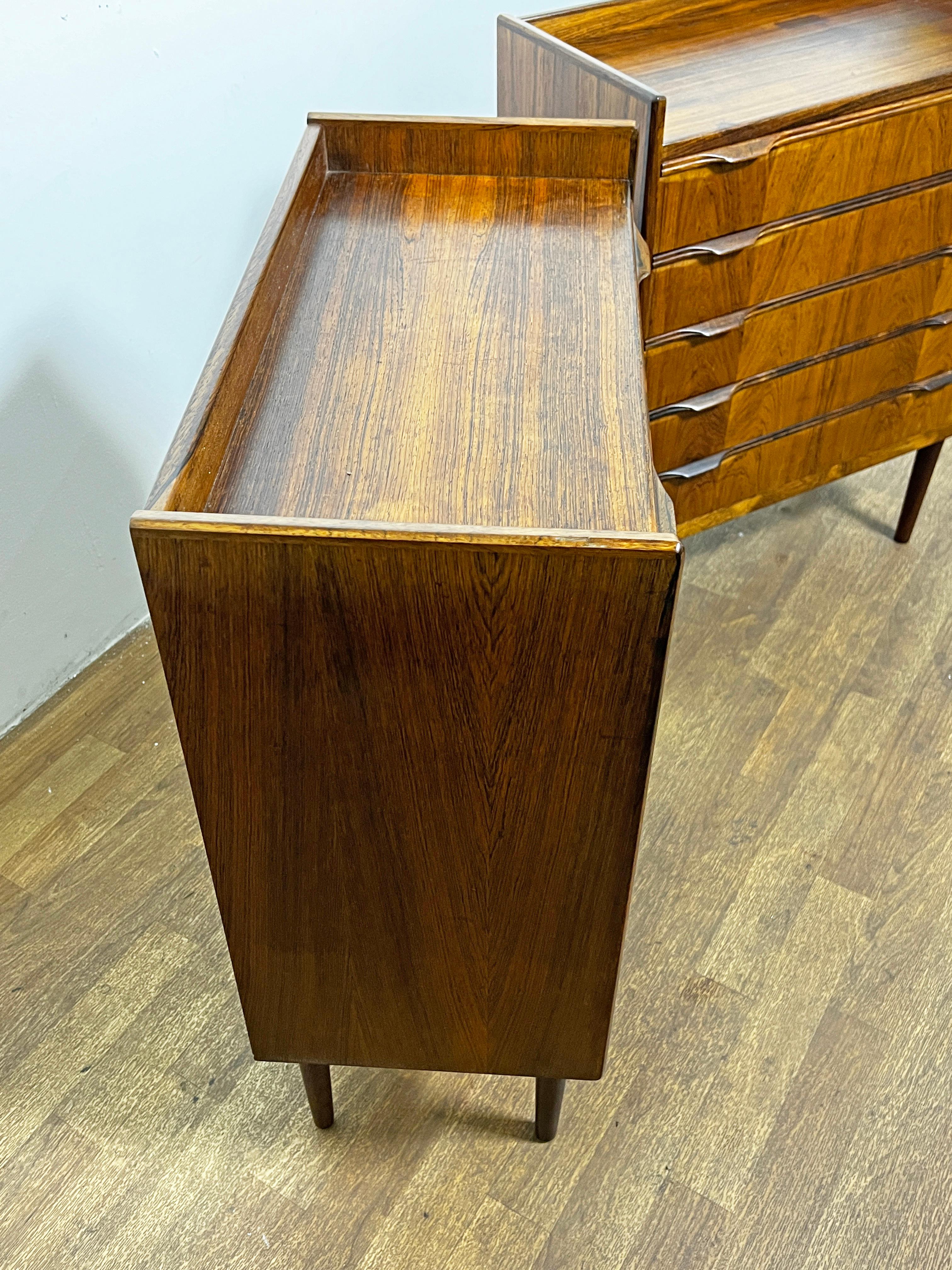 Pair of Danish Rosewood Chests by Henning Jorgensen for Fredericia, Ca. 1960s 4