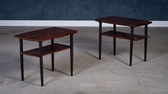 Pair of Danish Rosewood Side Tables, Denmark, 1960s