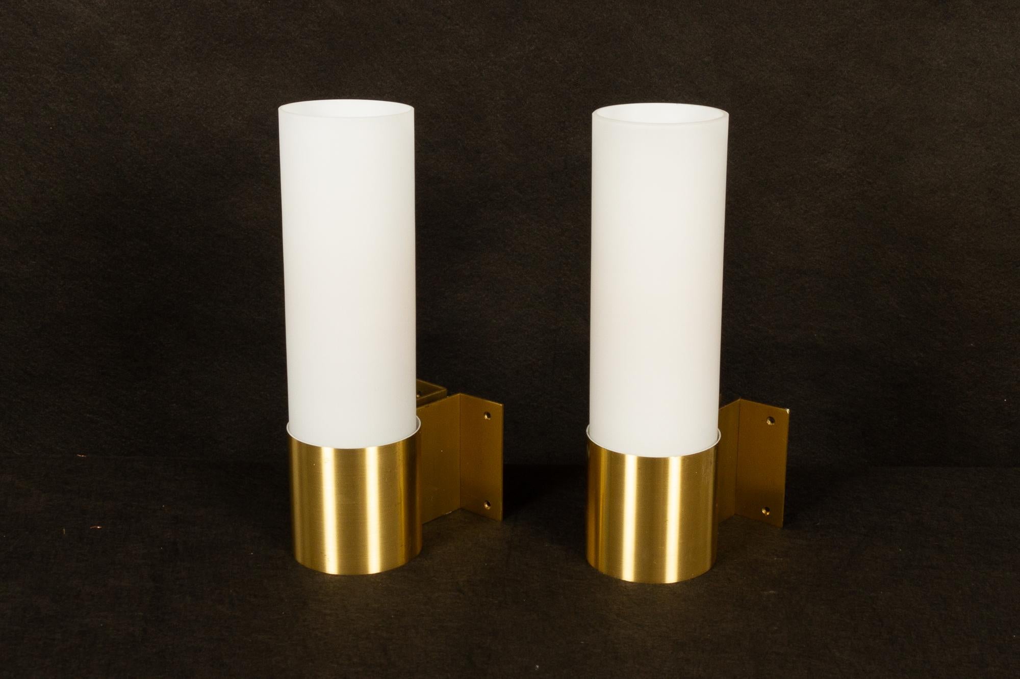 Pair of Danish Sconces by Fog & Mørup, 1960s In Good Condition In Asaa, DK