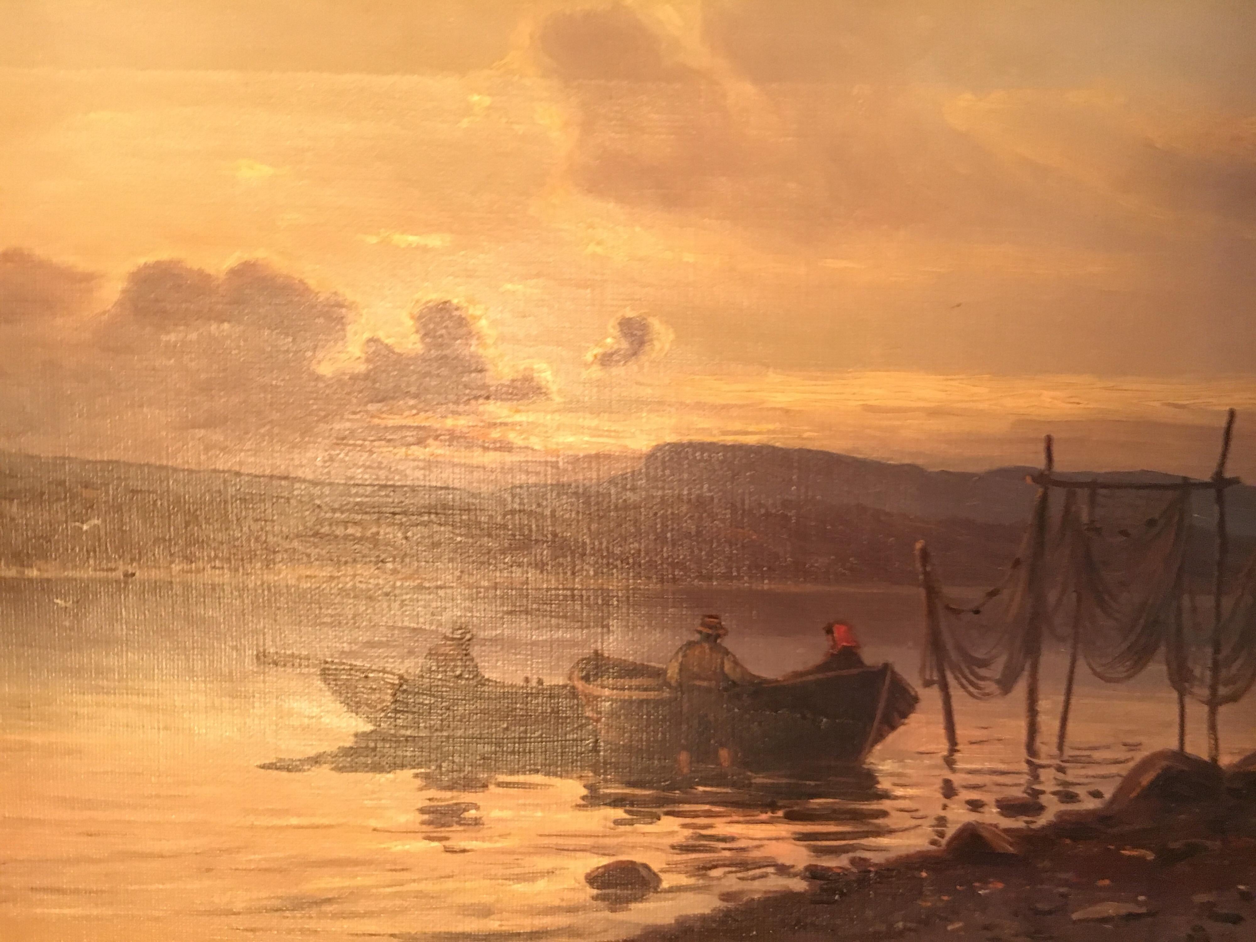 19th Century Pair of Danish Seascape Paintings