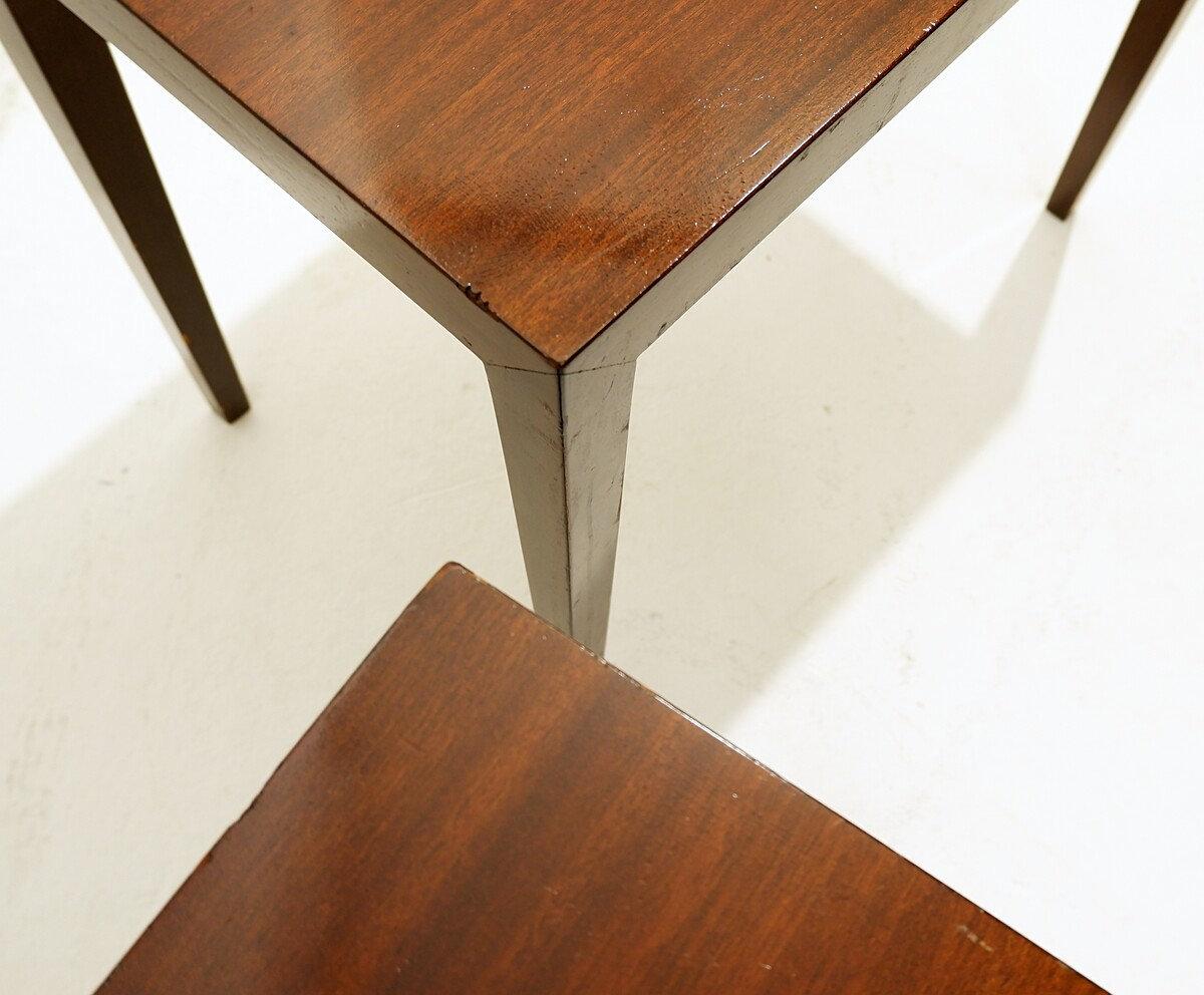 Pair of Danish Side Tables by Severin Hansen for Haslev Furniture - 1960s For Sale 1