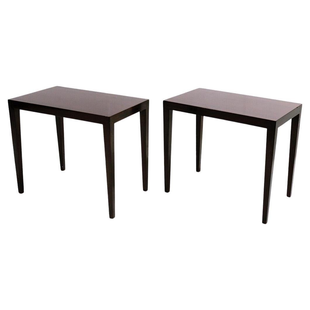 Pair of Danish Side Tables by Severin Hansen for Haslev Furniture - 1960s
