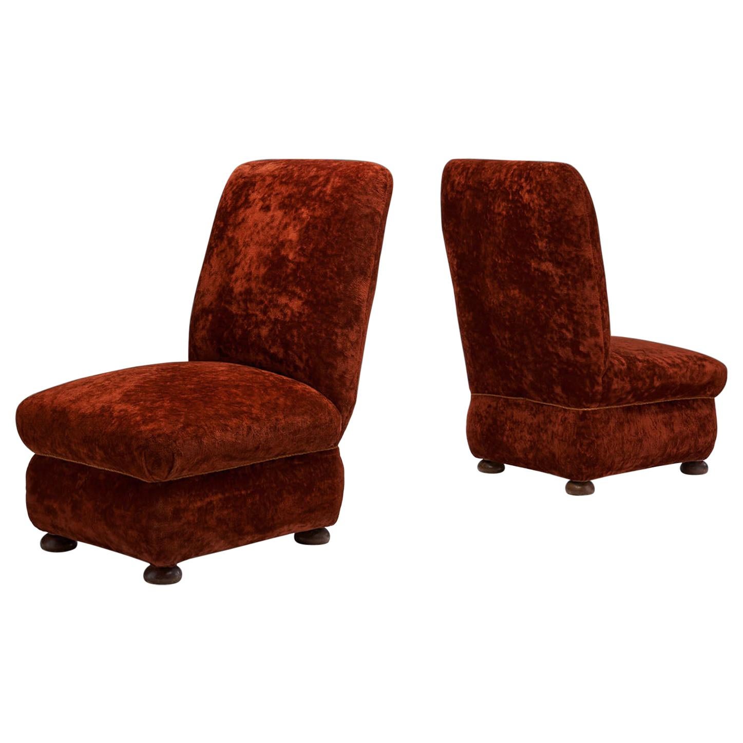 Pair of Sri Lankan Easy Armchairs, Sri Lanka, Late 20th Century For