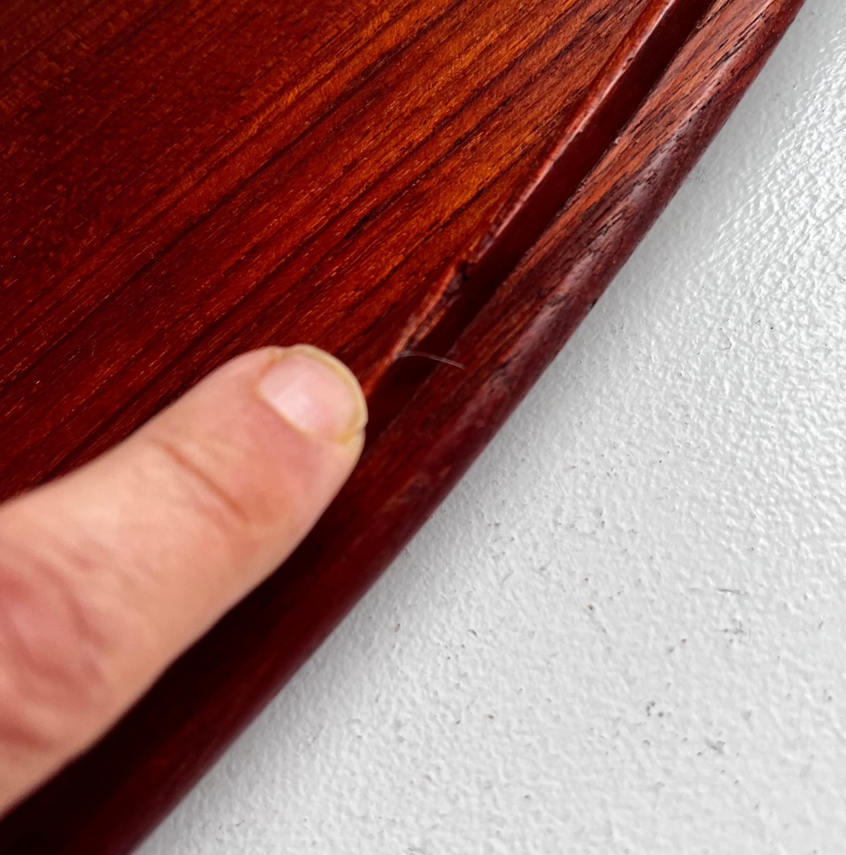 Pair of Danish Staved Teak Trays by Jens Quistgaard for Dansk, 1950's For Sale 8