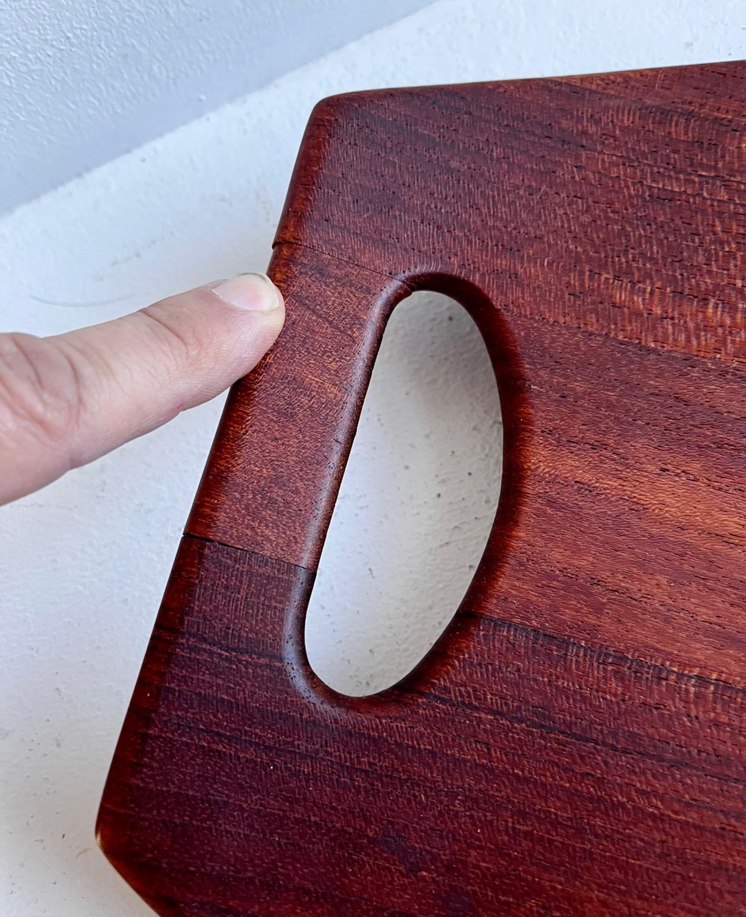 Pair of Danish Staved Teak Trays by Jens Quistgaard for Dansk, 1950's For Sale 7