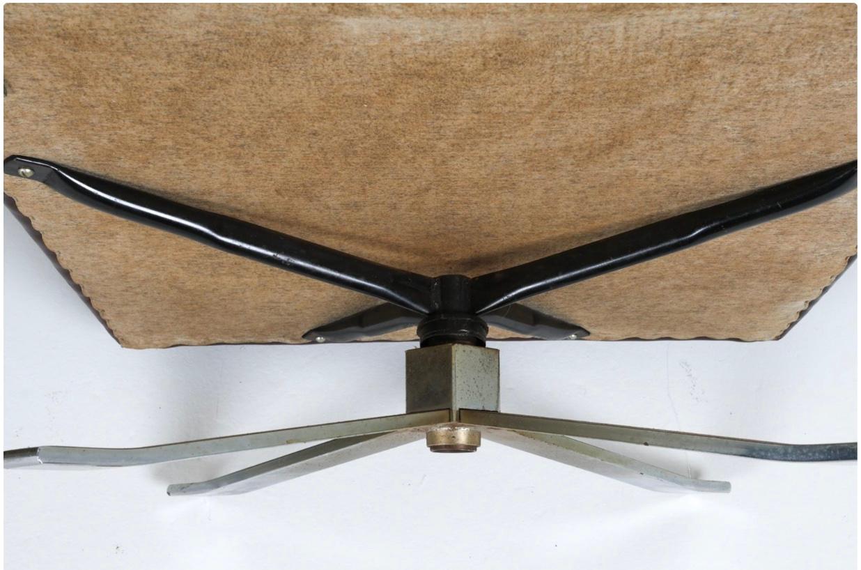 Paar dänische Drehsessel Leder Brown Leder zugeschrieben Arne Norell im Angebot 5