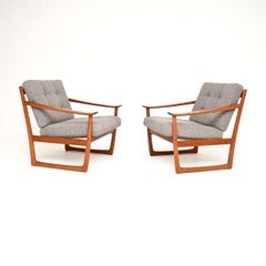 Pair of Danish Teak Armchairs by Peter Hvidt and Orla Mølgaard-Nielsen