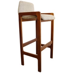 Pair of Danish Teak Barstools