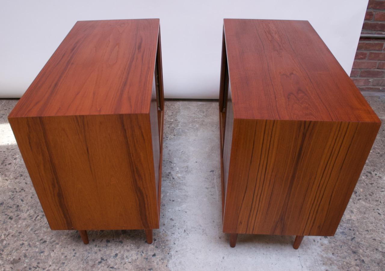 Pair of Danish Teak Cabinets by Kai Kristiansen for Feldballes Møbelfabrik 5