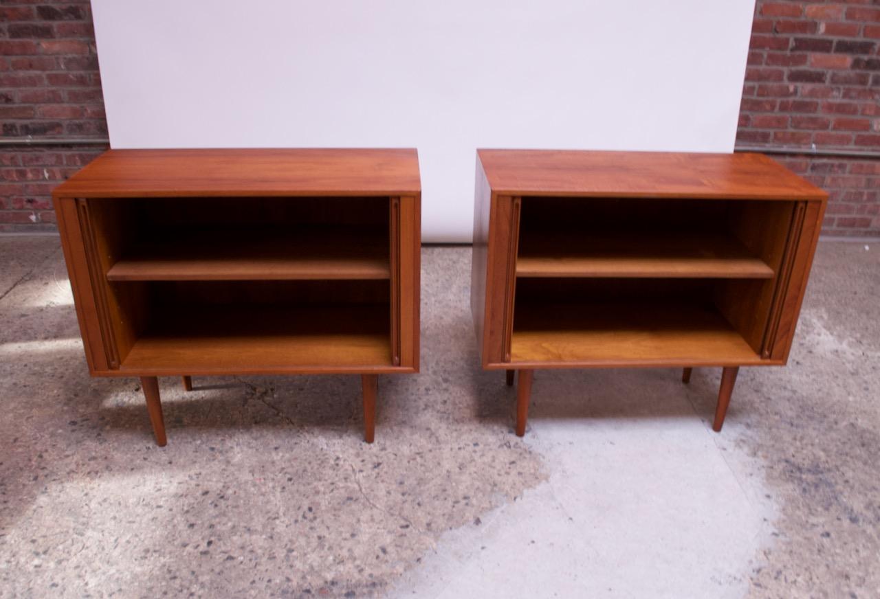 Pair of Danish Teak Cabinets by Kai Kristiansen for Feldballes Møbelfabrik 1