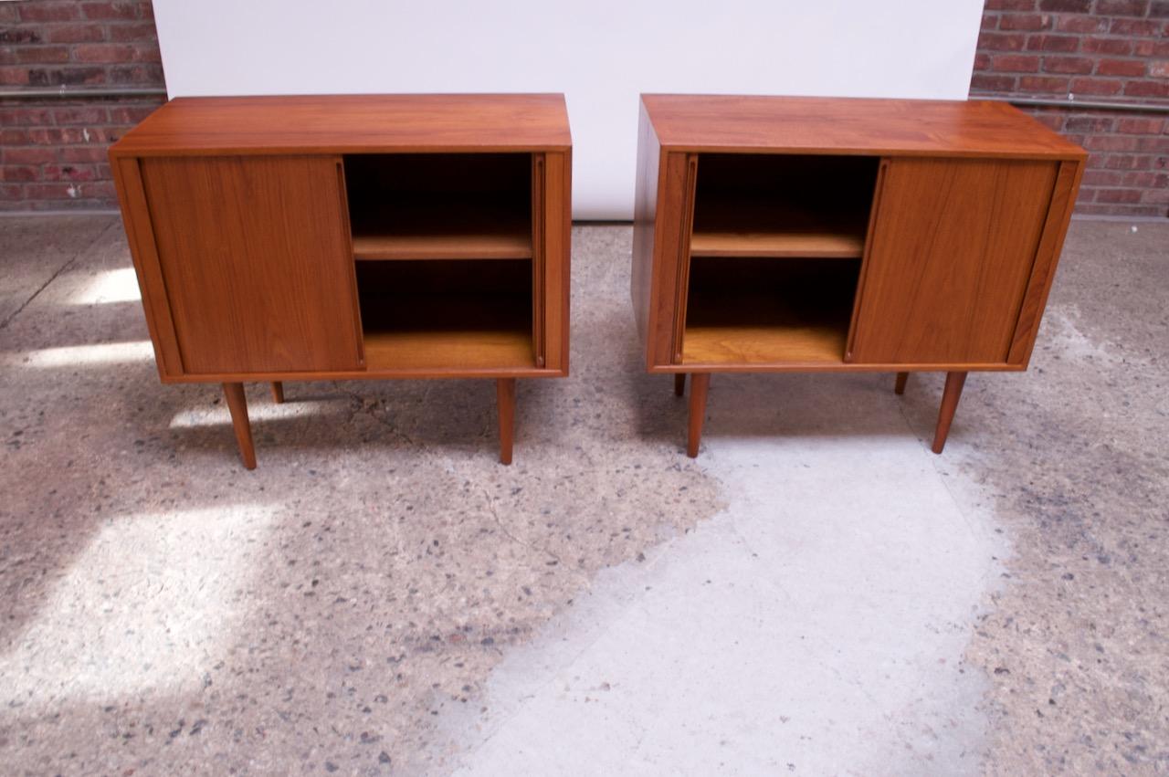Pair of Danish Teak Cabinets by Kai Kristiansen for Feldballes Møbelfabrik 3