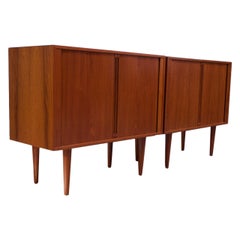 Pair of Danish Teak Cabinets by Kai Kristiansen for Feldballes Møbelfabrik