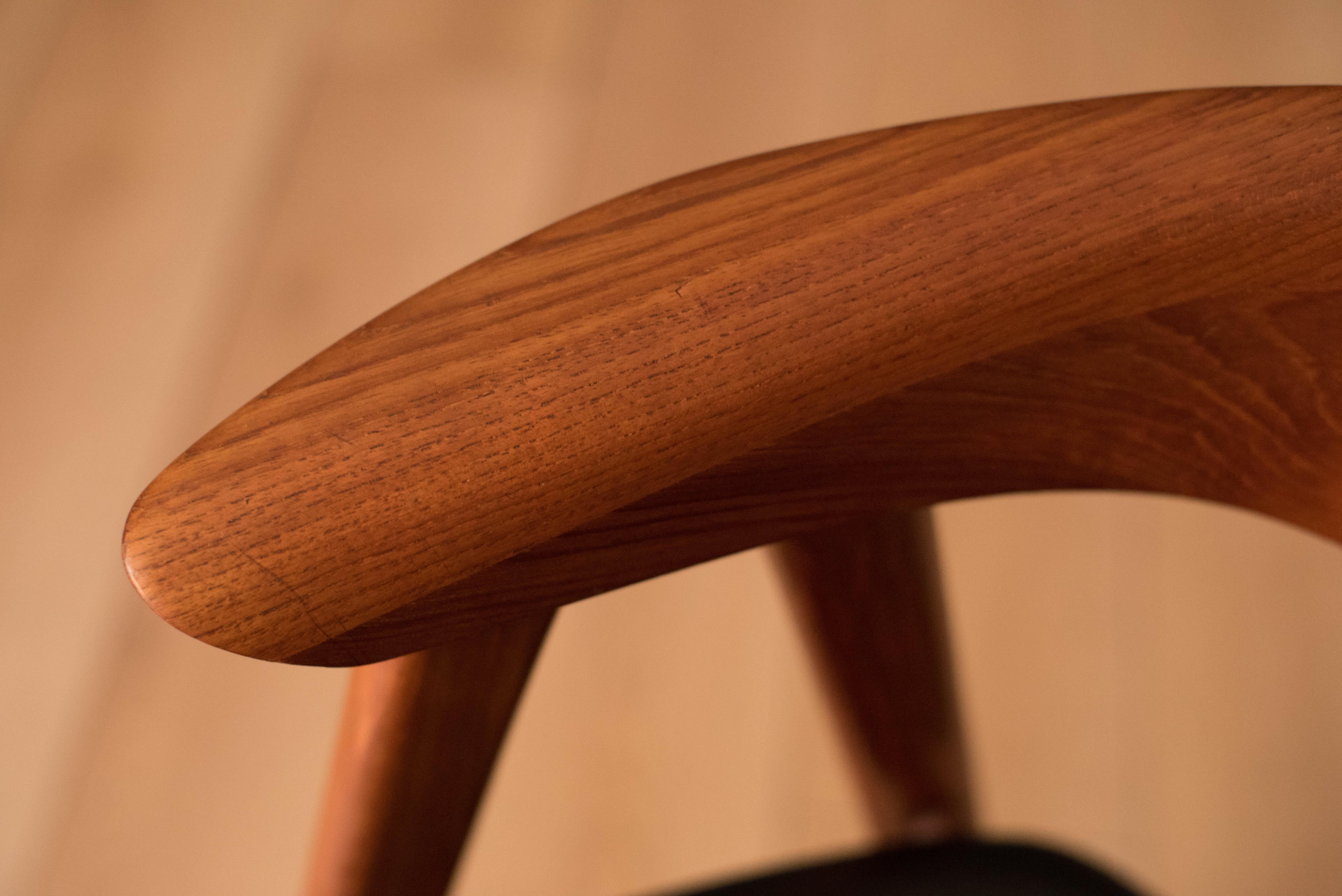 Pair of Danish Teak Compass Dux Dining Chairs by Erik Kirkegaard 11