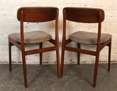 Pair of Danish Teak Dining Chairs by Tarm Stole Møbelfabrik