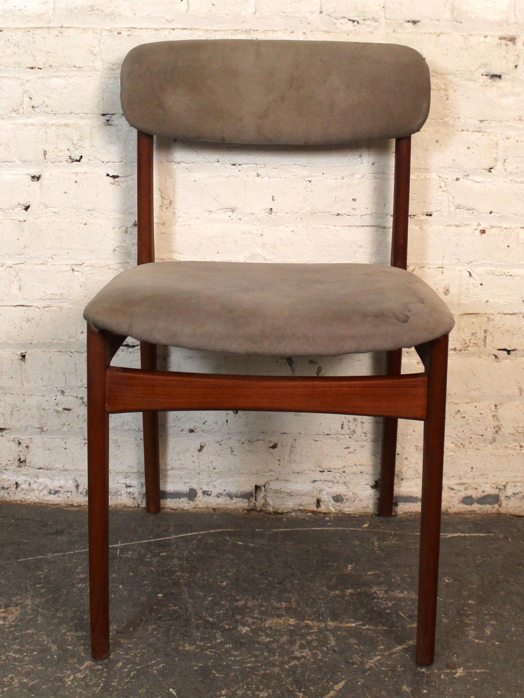 Danois Paire de chaises de salle à manger danoises en teck par Tarm Stole Møbelfabrik en vente
