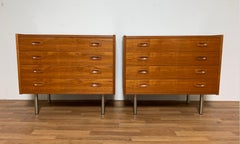 Pair of Danish Teak Dresser Cabinets, Circa 1960s