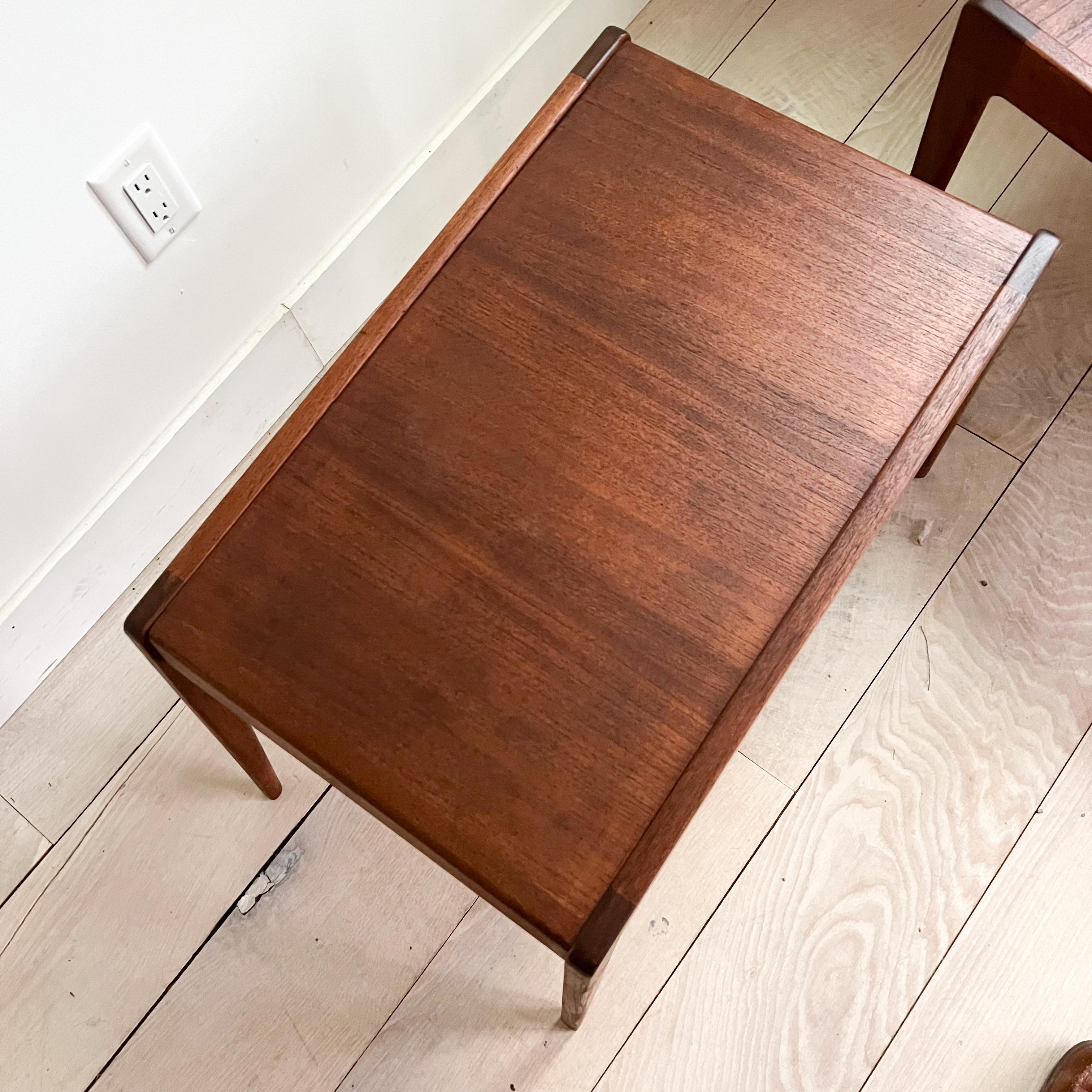 Pair of Danish Teak End Tables by Kurt Ostervig 1