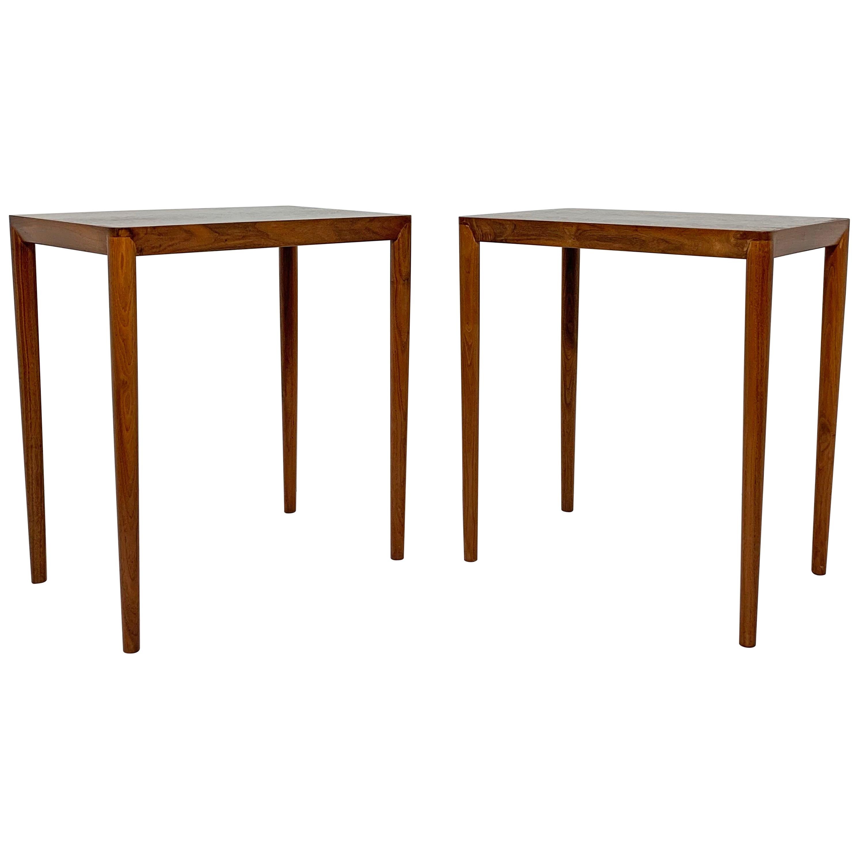 Pair of Danish Teak Lamp Tables, circa 1970s