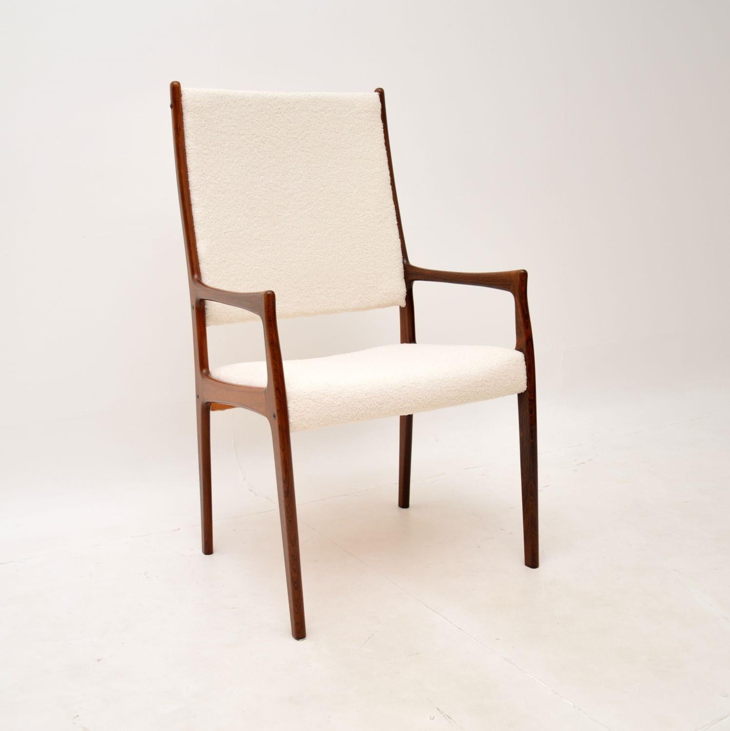 Mid-20th Century Pair of Danish Vintage Armchairs by Johannes Andersen For Sale