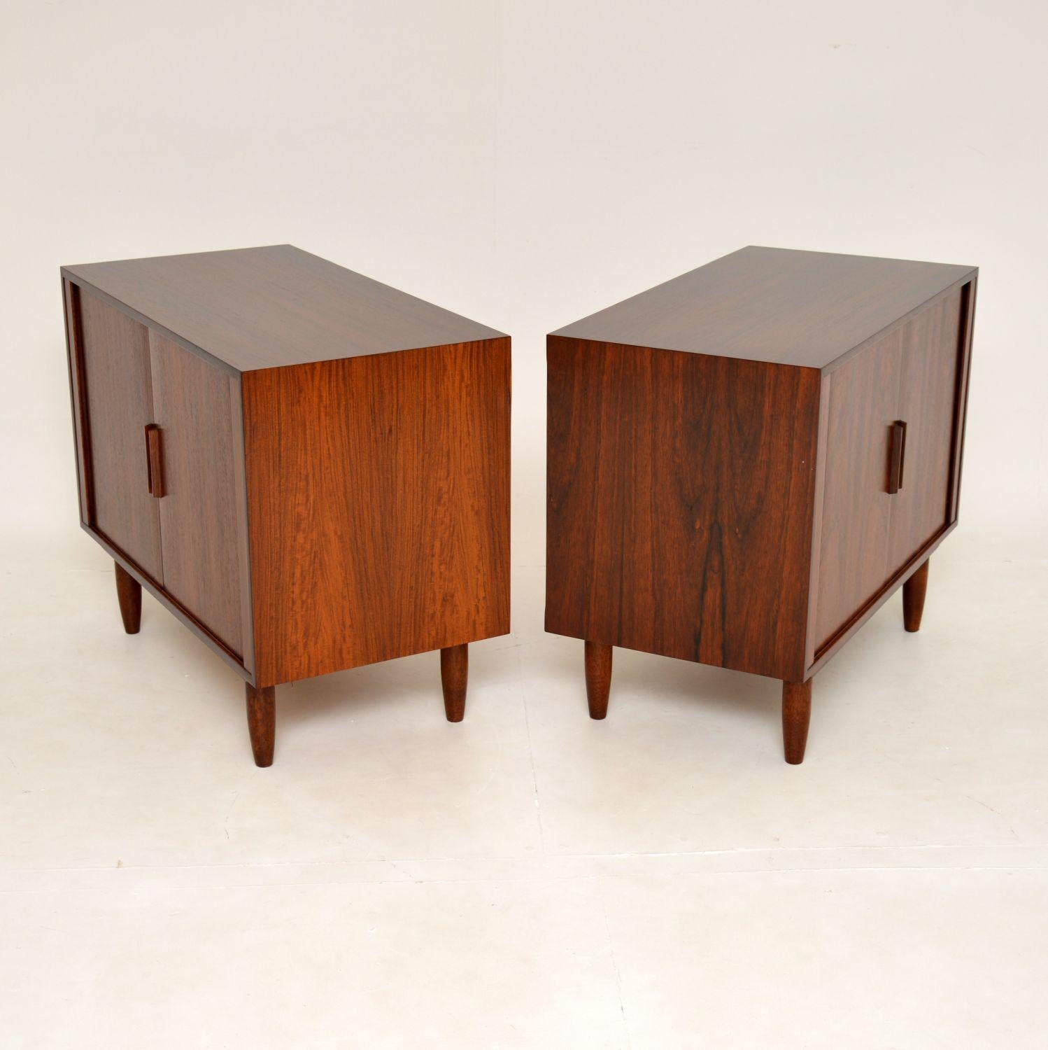 Wood Pair of Danish Vintage Cabinets by Kai Kristiansen