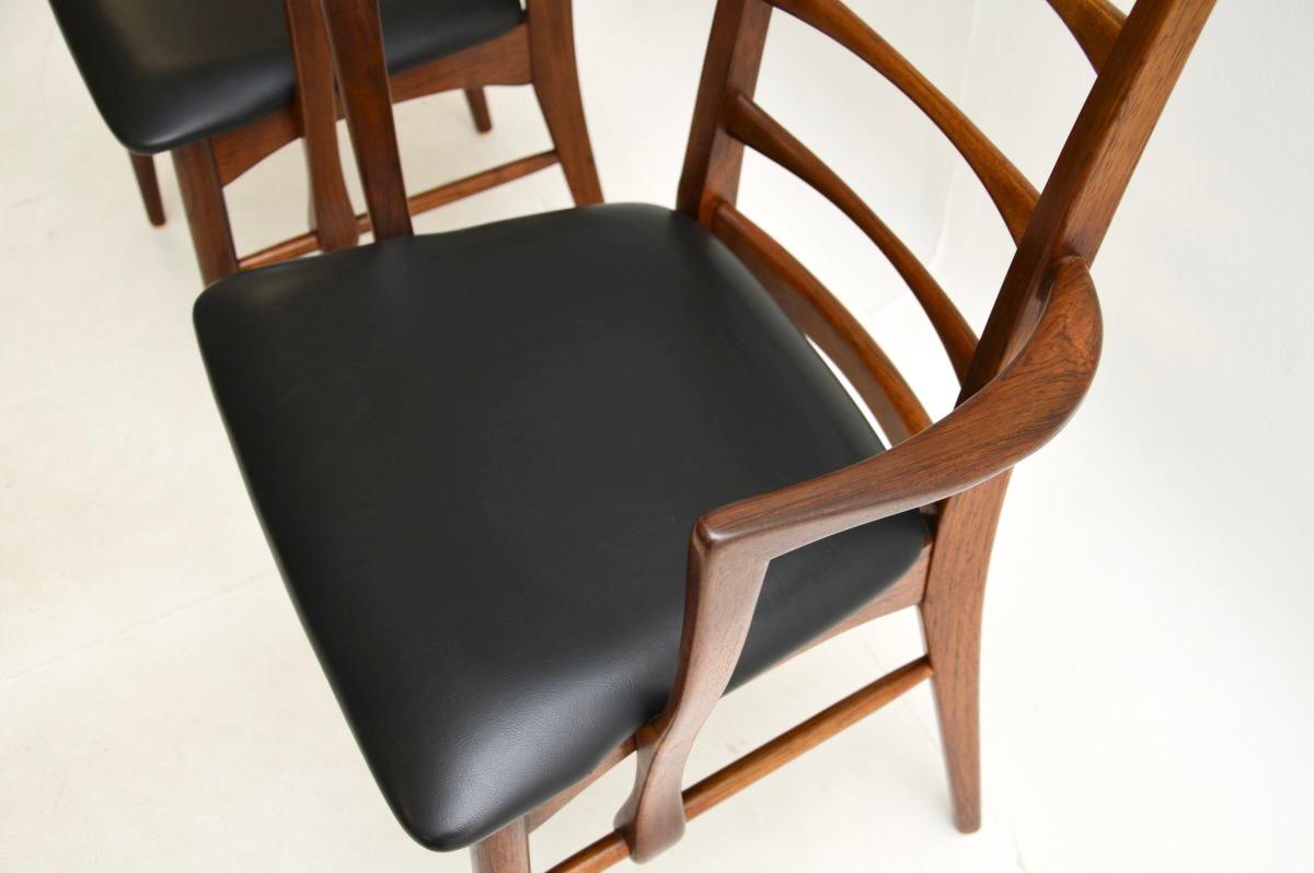 Pair of Danish Vintage Carver Chairs by Niels Koefoed 6