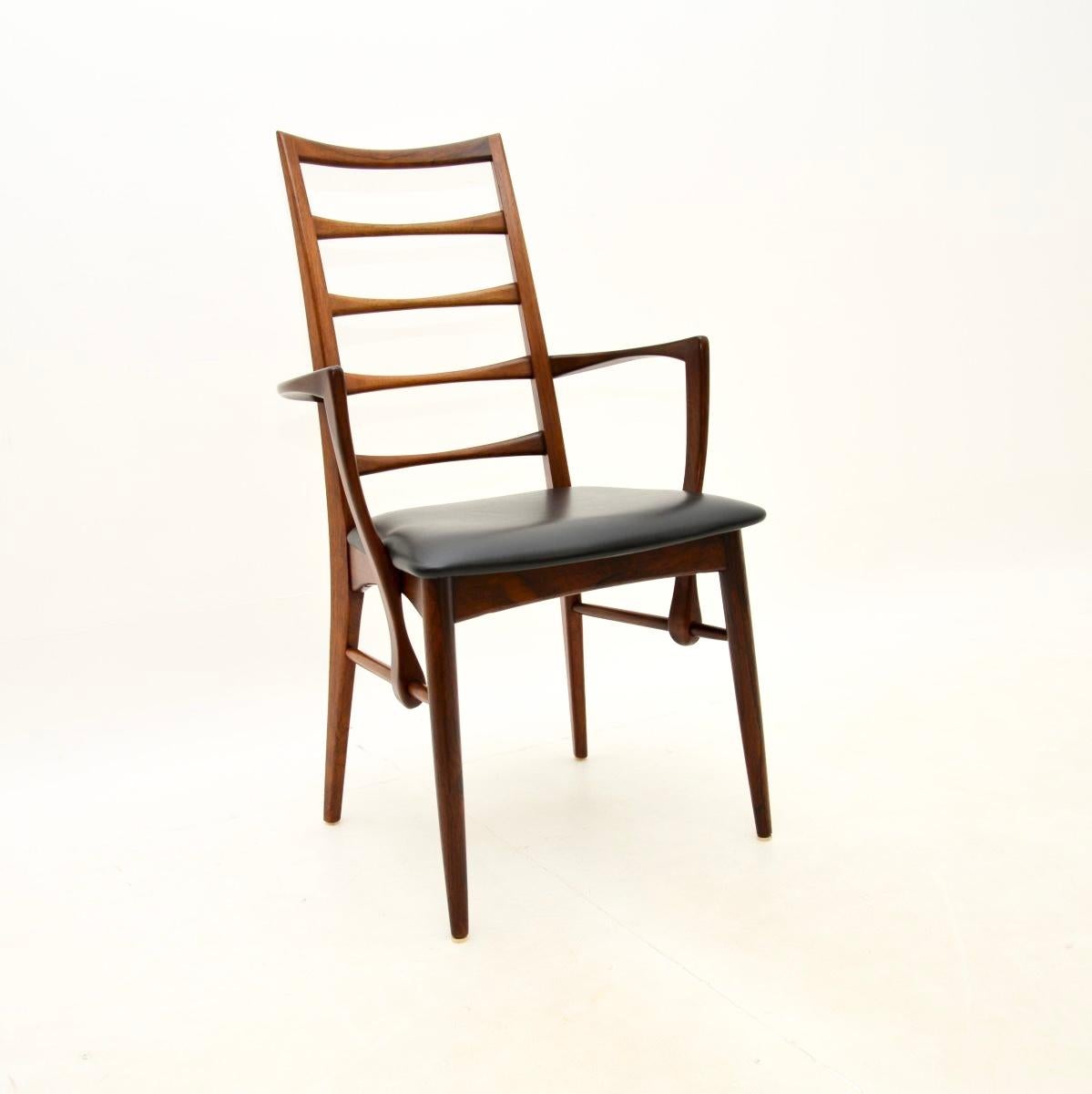 Mid-20th Century Pair of Danish Vintage Carver Chairs by Niels Koefoed
