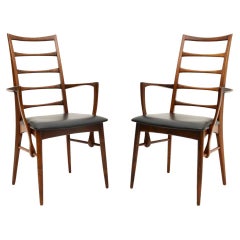Pair of Danish Vintage Carver Chairs by Niels Koefoed