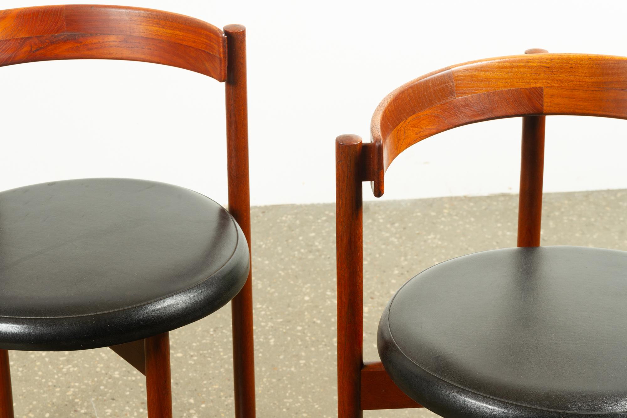 Pair of Danish Vintage Chairs by Hugo Frandsen, 1960s 11