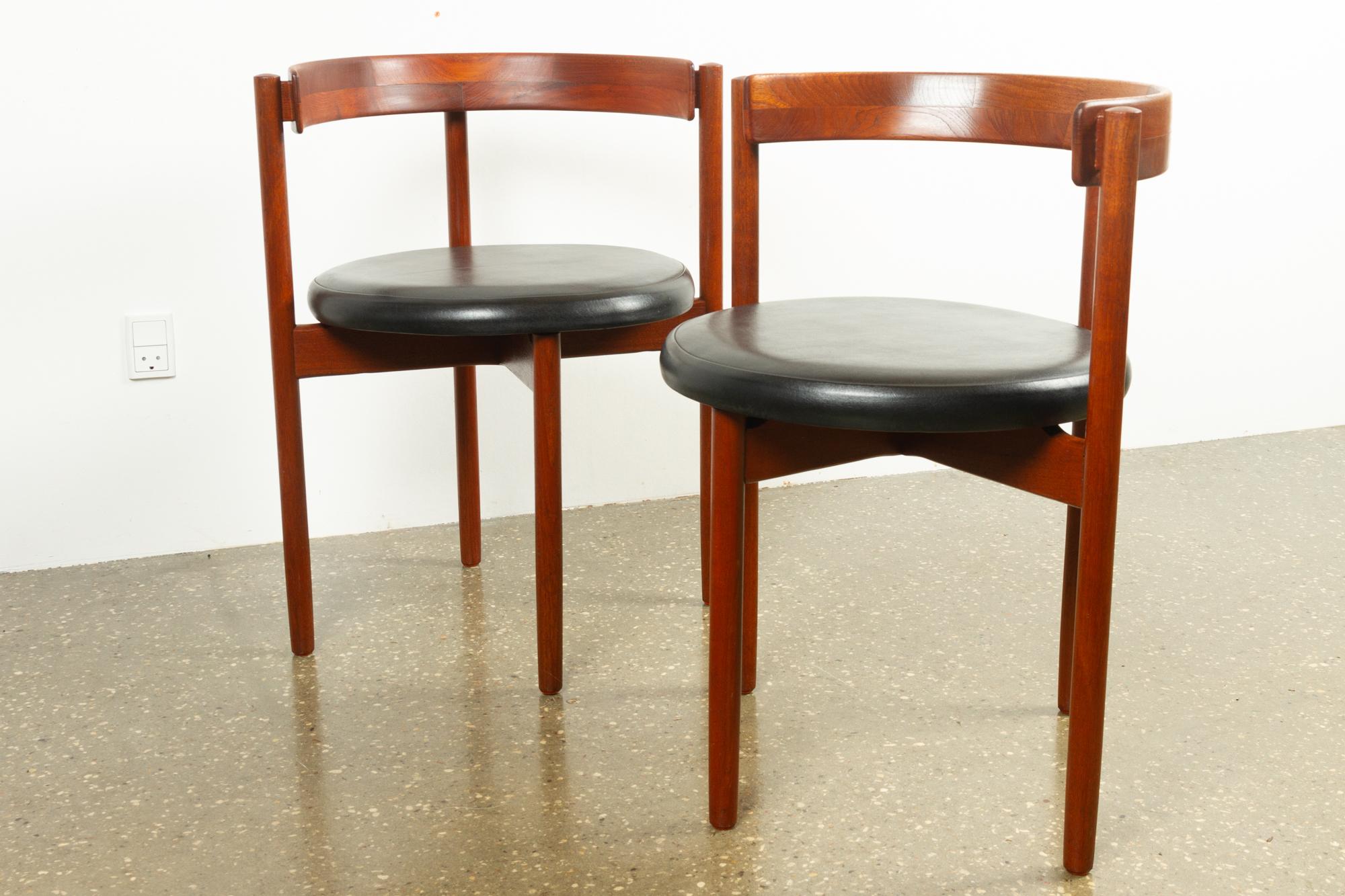 Pair of Danish Vintage Chairs by Hugo Frandsen, 1960s 1