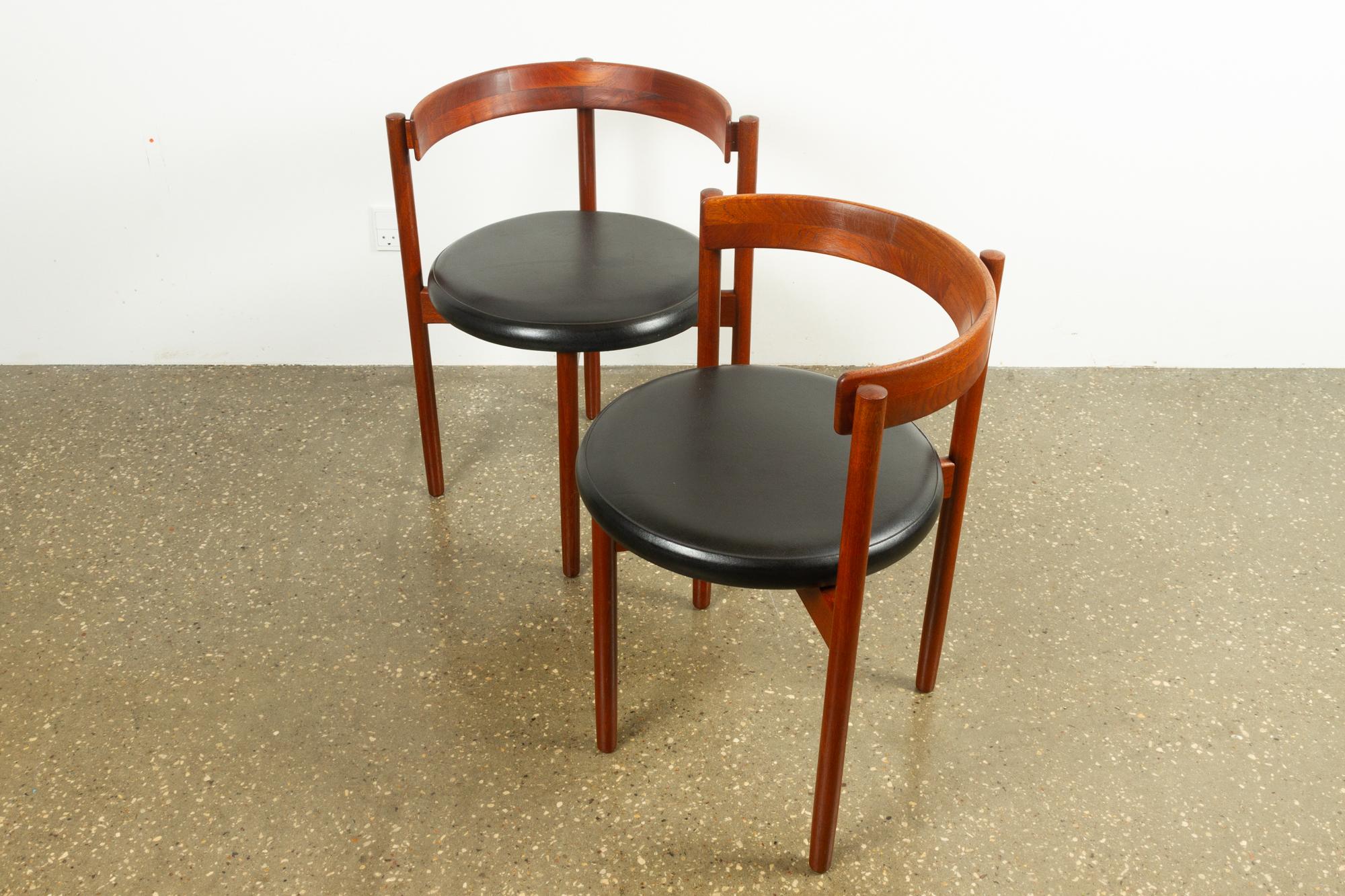 Pair of Danish Vintage Chairs by Hugo Frandsen, 1960s 2