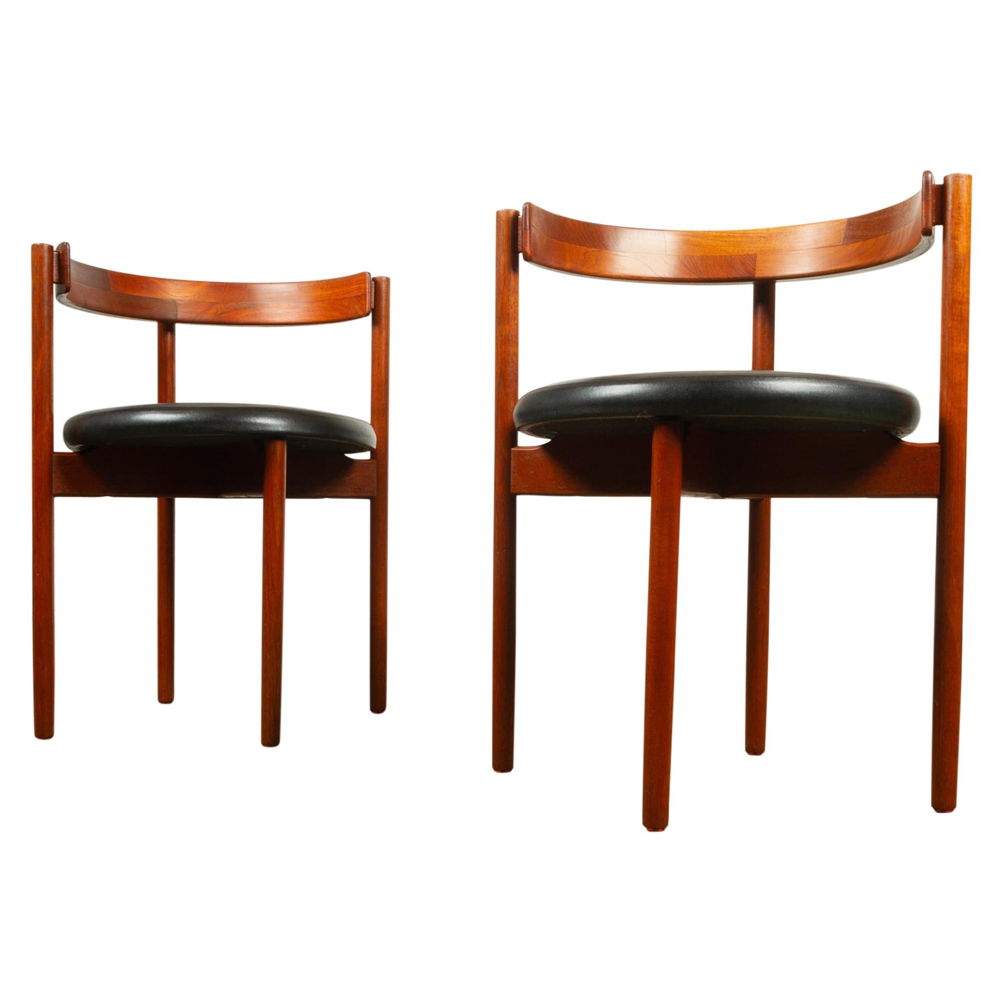 Pair of Danish Vintage Chairs by Hugo Frandsen, 1960s