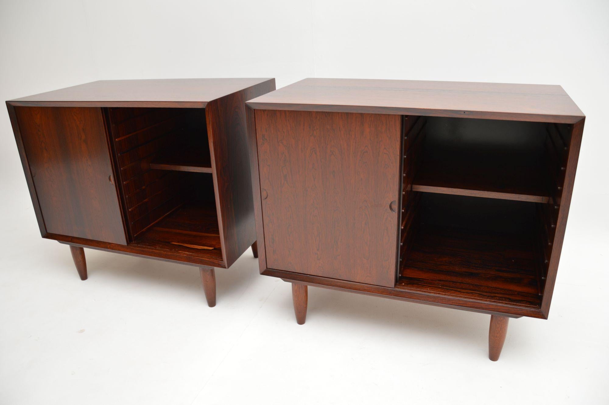 Pair of Danish Vintage Side Cabinets by Poul Cadovius For Sale 1