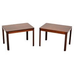 Pareja de mesas auxiliares danesas de época