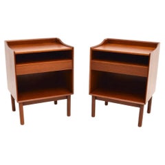 Pair of Danish Vintage Teak Bedside Cabinets by Peter Hvidt and Orla Nielsen