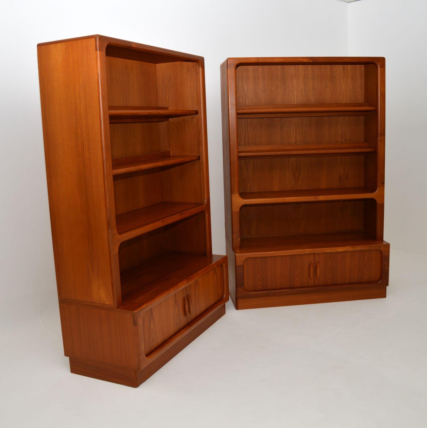 Pair of Danish Vintage Teak Bookcases by Dyrlund 4