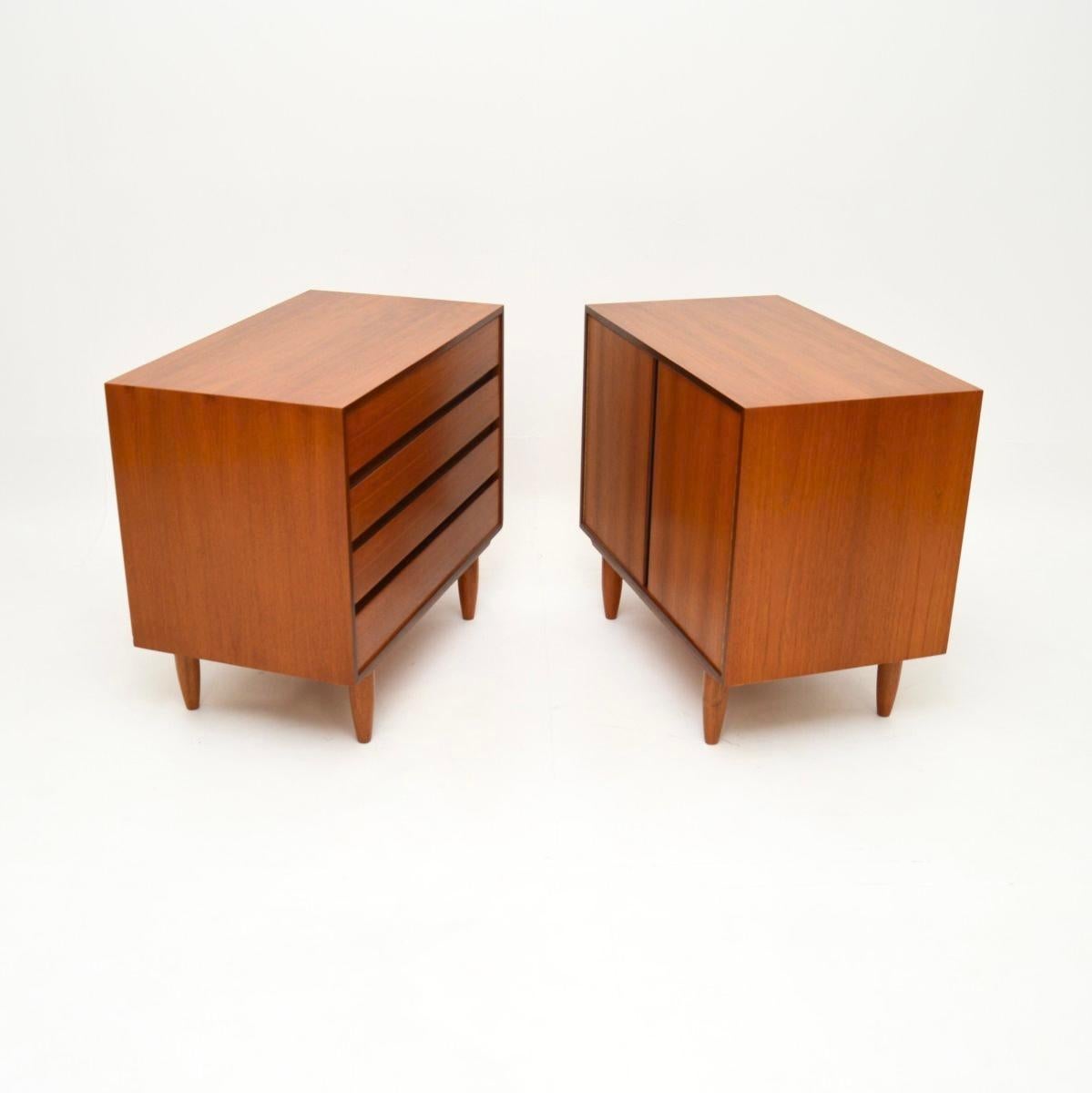 Mid-20th Century Pair of Danish Vintage Teak Cabinets / Sideboard by Poul Cadovius For Sale