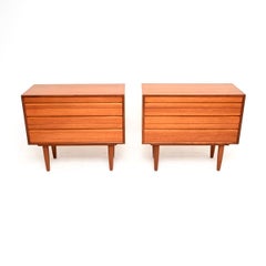 Pair of Danish Vintage Teak Chest of Drawers by Poul Cadovius