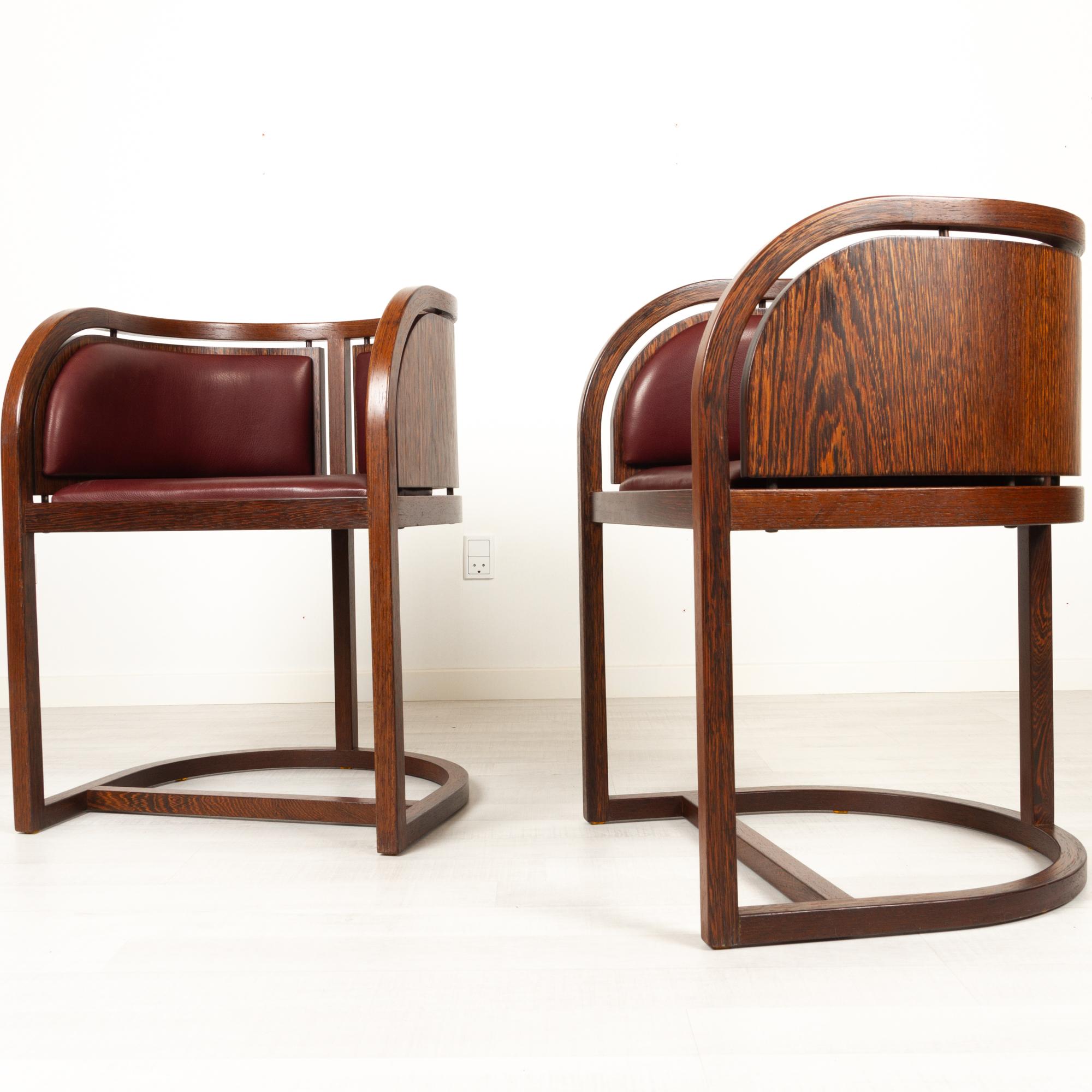 Pair of Danish Wengé Armchairs by Thorup & Bonderup, 1970s 10