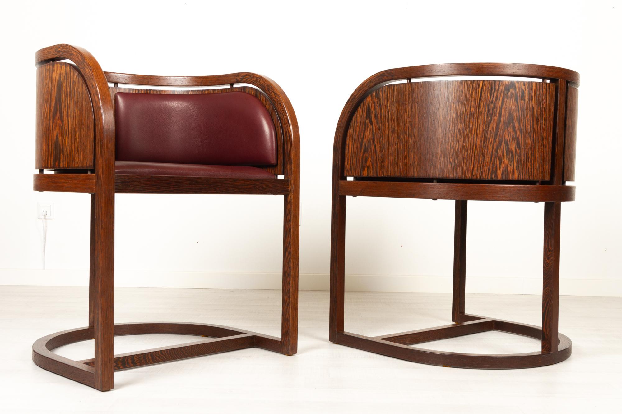 Pair of Danish Wengé Armchairs by Thorup & Bonderup, 1970s 12