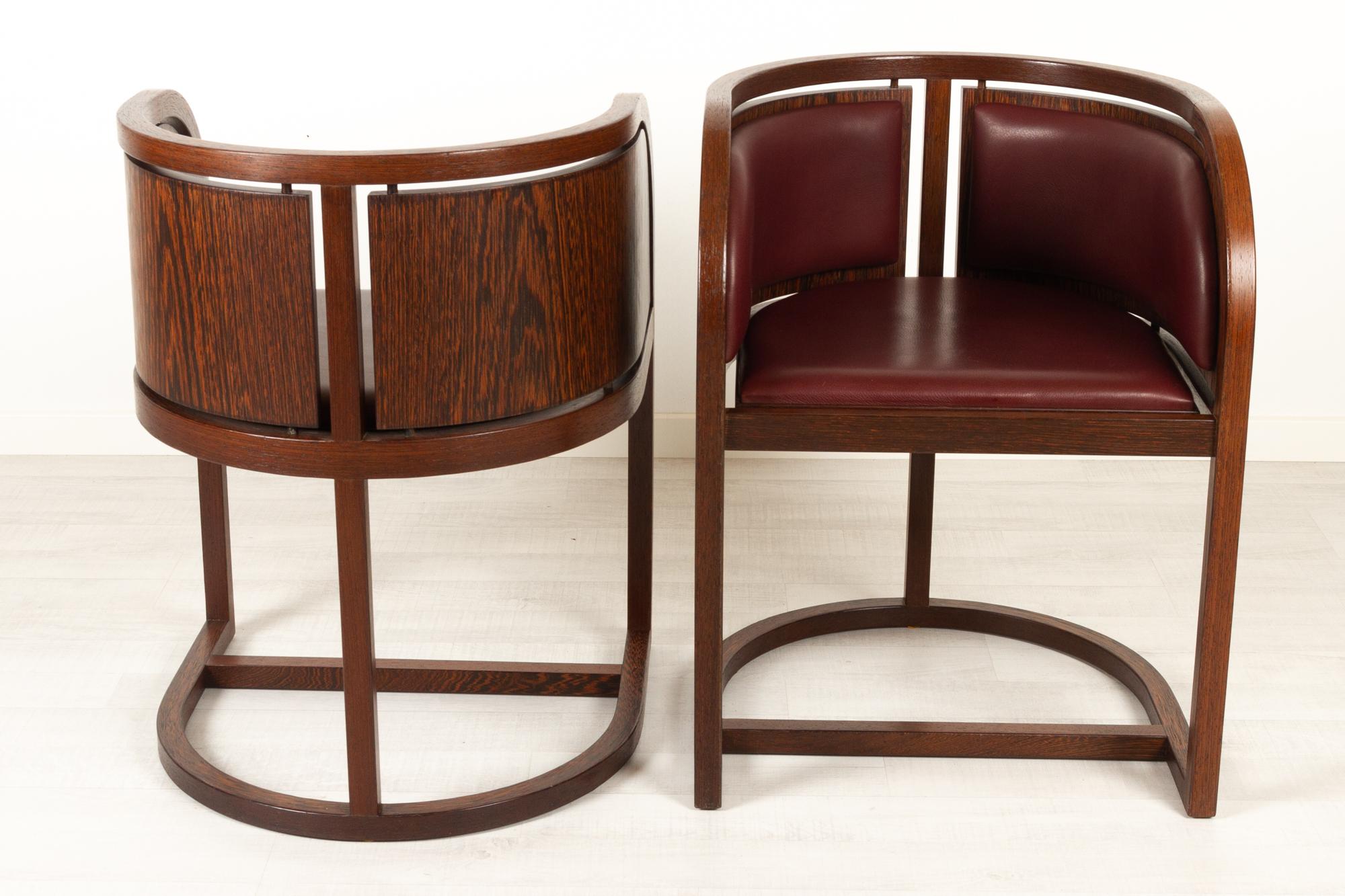 Pair of Danish Wengé Armchairs by Thorup & Bonderup, 1970s 2