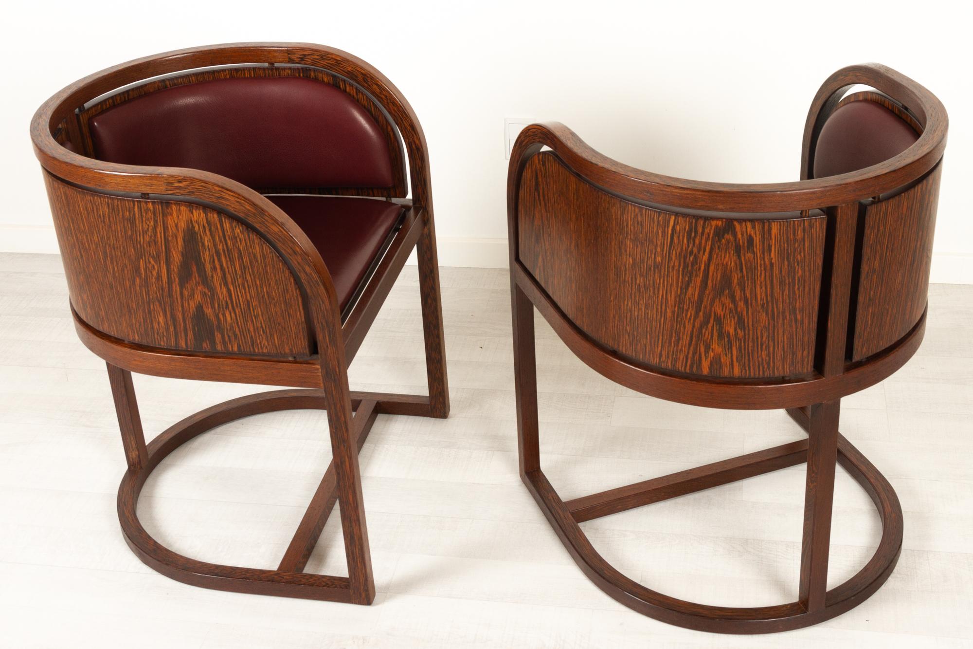 Pair of Danish Wengé Armchairs by Thorup & Bonderup, 1970s 3