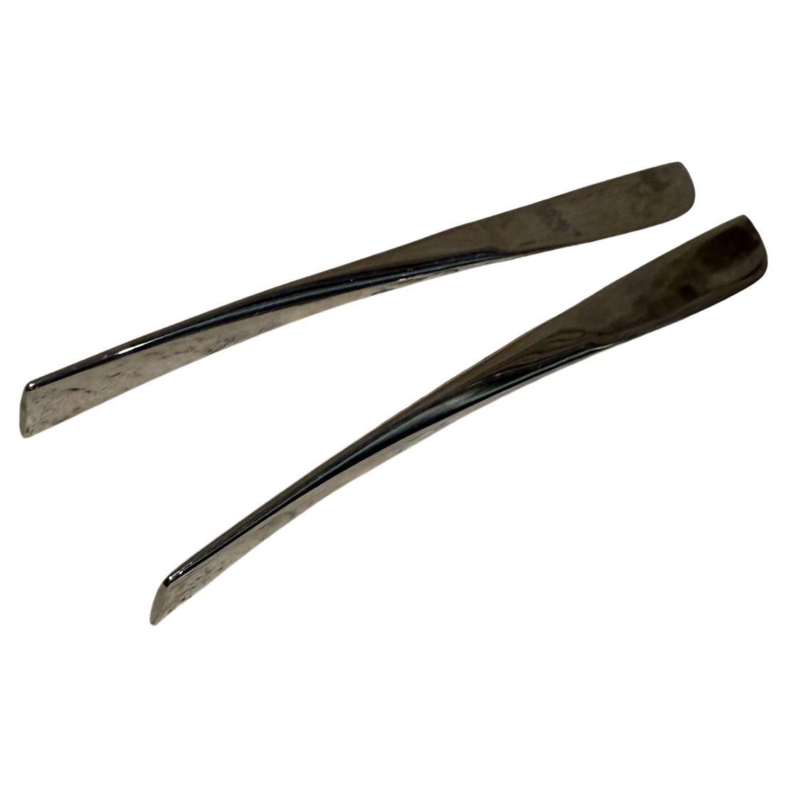 Paar Dansk-Messer Modernes Edelstahl-Besteckset Korea im Angebot