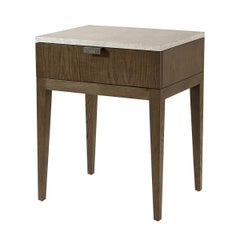 Pair of Dark Ash Modern Nightstand