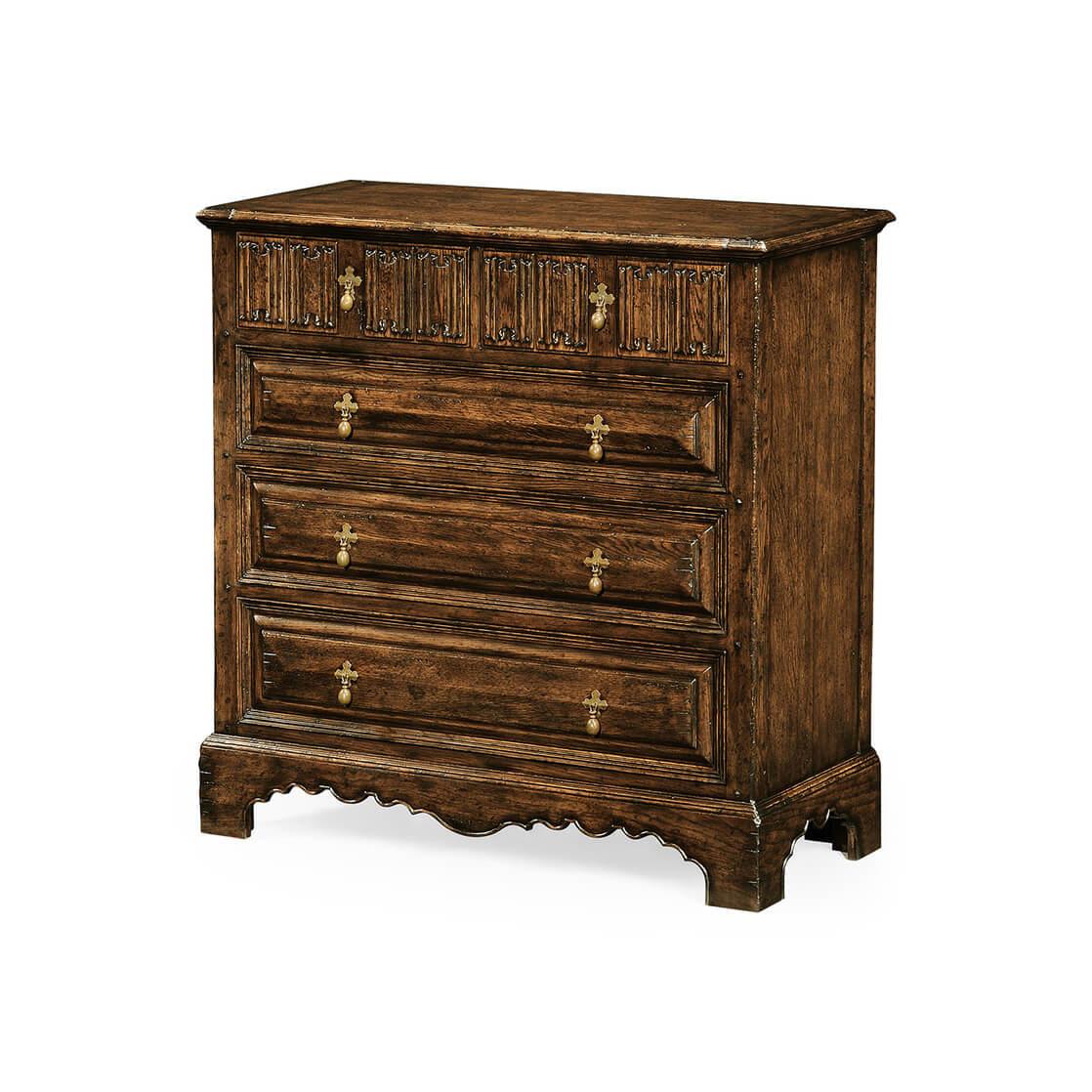 dark oak chest of drawers