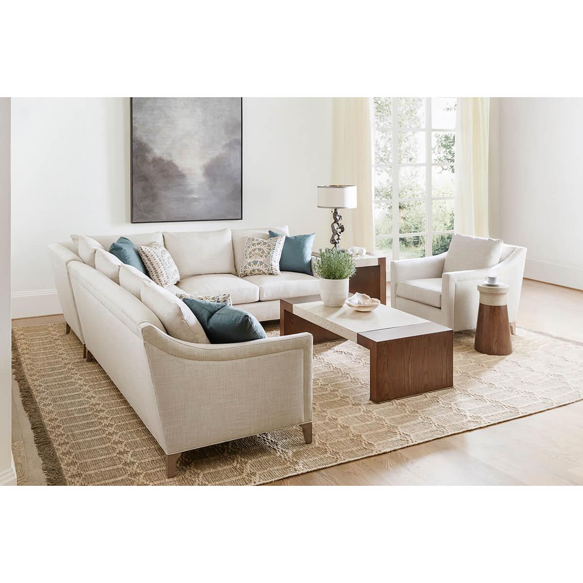 Composition Paire de tables d'appoint de style Parson foncé en vente